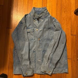 Men’s denim chore coat size medium